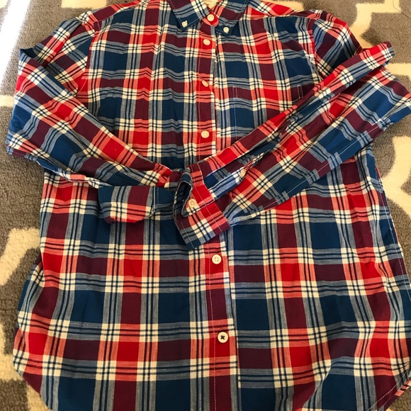 Men’s plaid bottom up shirt - Picture 1 of 1